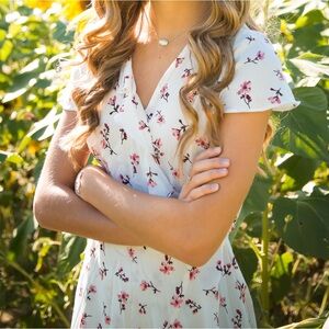 White Floral Sundress